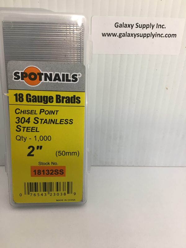 18 Gauge Stainless Steel Finish Nails