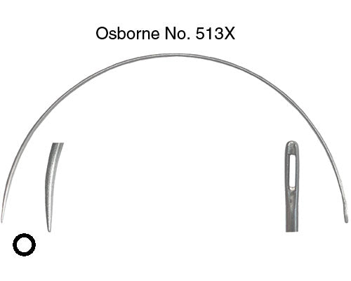 No. 513X - Curved Round Point - Cord Extra Light