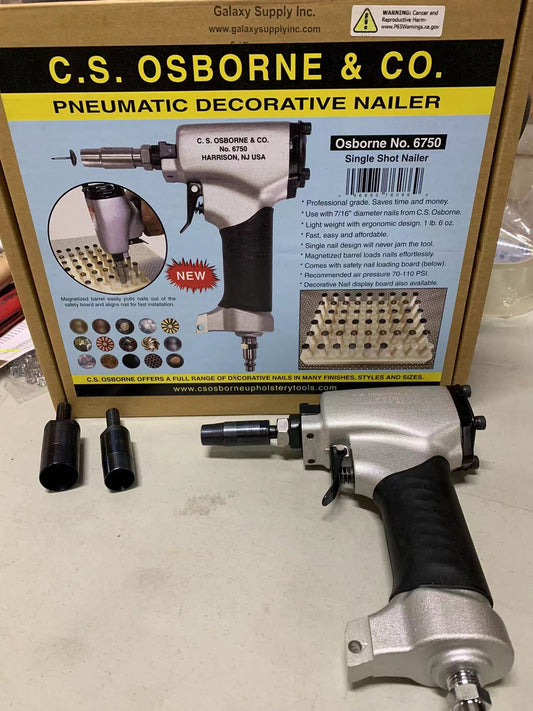 No. 6750 - Pneumatic Decorative Nailer (Additional Barrel Available)