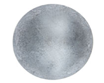 No. 6988-ZPM 5/8 - Zinc Plated Matt Pewter - High Domed