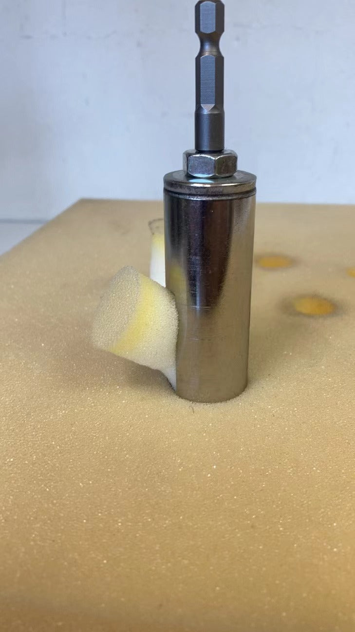 Upholstery Foam Hole Cutter For Tufting. Stainless Steel Barrel.