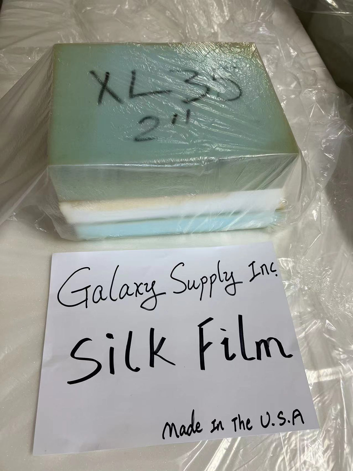 Upholstery First Option Cushion Wrap, Silk Film Easily Wrap & Install