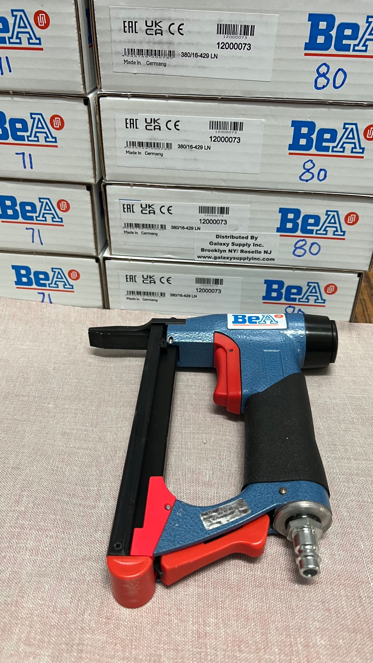 BEA 80 Series Stapler 380/16-429, 21 Gauge 1/2" Crown.