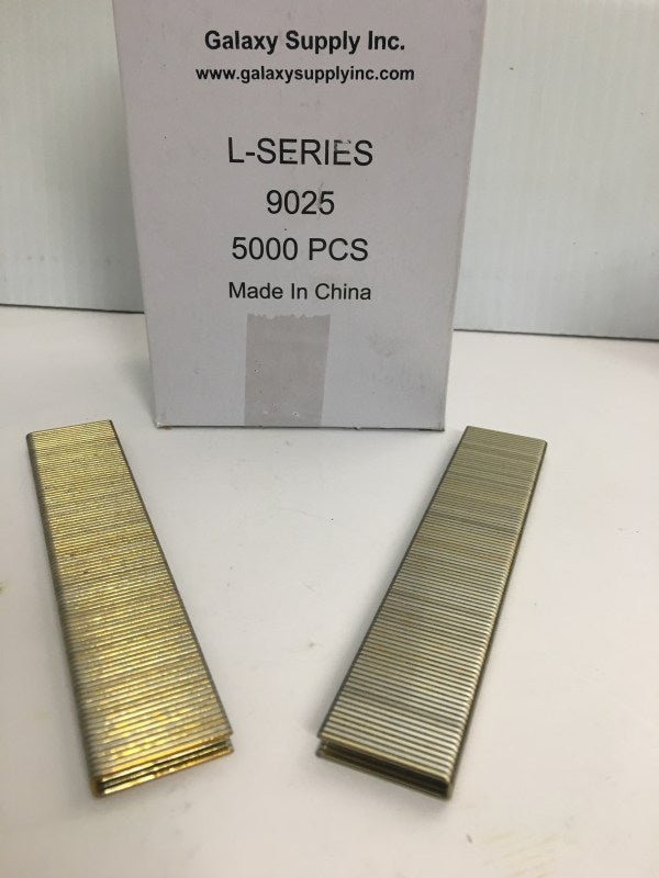 90 Series 18 Gauge 1/4" Narrow Crown Staples  --- Similar to Senco “L” Series