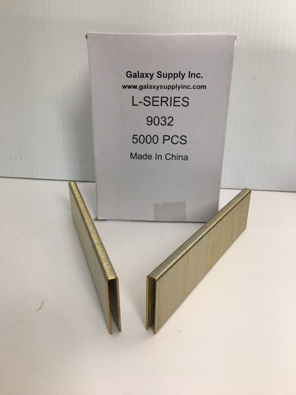 90 Series 18 Gauge 1/4" Narrow Crown Staples  --- Similar to Senco “L” Series