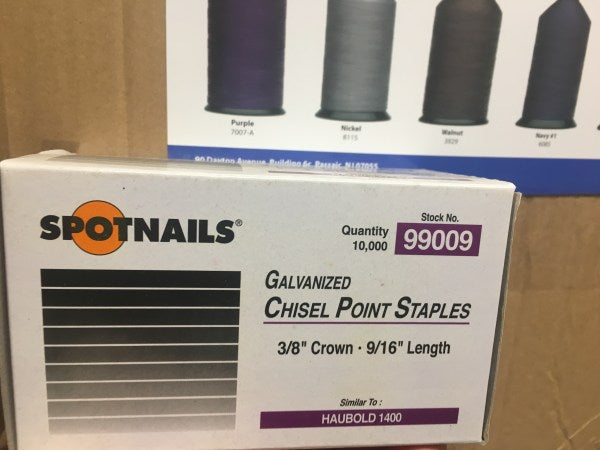 Spotnails 9900_ Similar To Haubold 1400 Series Staples. 22 Gauge 3/8" Crown