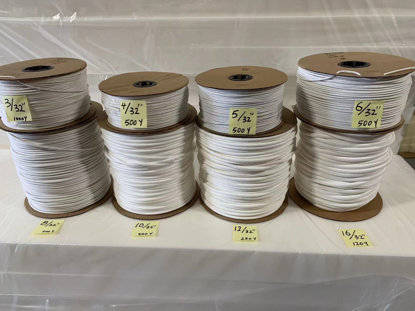 Braided Paper Welting Cord. 8 Sizes Available