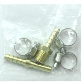 5-Piece Solid Brass Air Hose Repair Kit