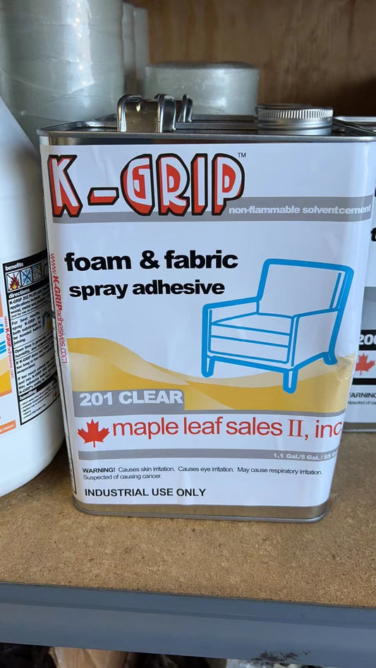 K-Grip 201 Foam & Fabric Spray Adhesive. 1 Gallons